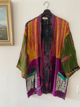 Ladda upp bild till gallerivisning, Crepe silk kimono ( One-of a - Kind)