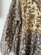 Ladda upp bild till gallerivisning, Klänning Ulrika (Handtryckt bomull)