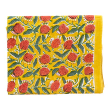 Ladda upp bild till gallerivisning, Bordsduk Cottage Yellow (Handtryckt)