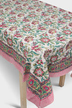 Ladda upp bild till gallerivisning, Bordsduk Paradise Rosa (Handtryckt)