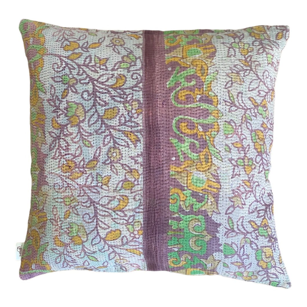 Vintage Kantha Kuddfodral (One-of-a kind)