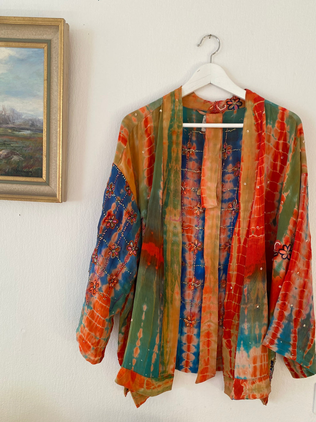 Crepe Silk Kimono(One-of a -Kind)