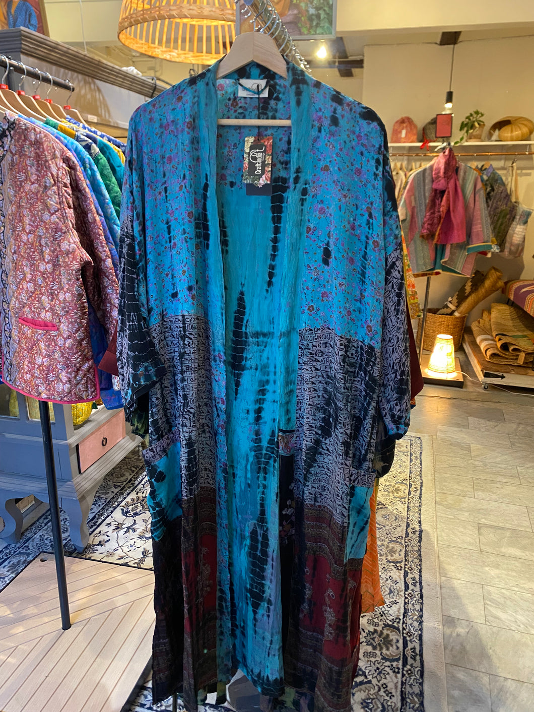 Crepe silk kimono (One-of a-Kind)