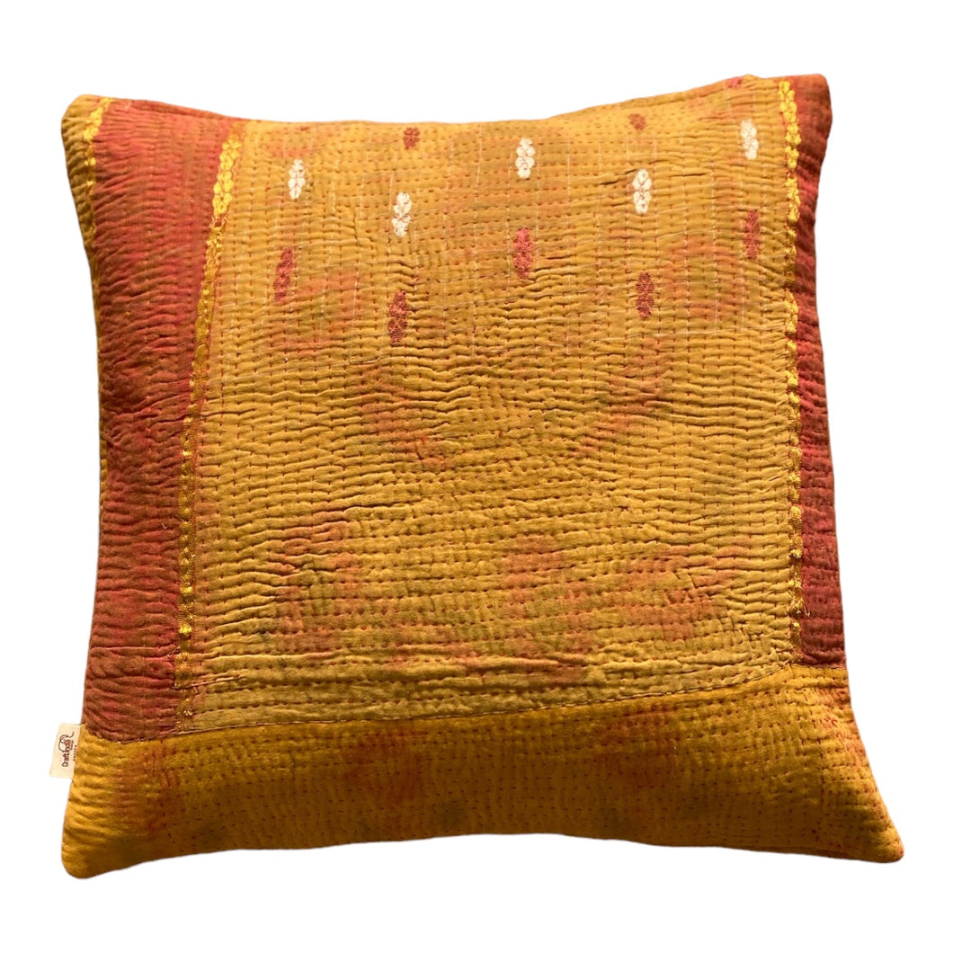 Vintage Kantha Kuddfodral (One-of-a kind)