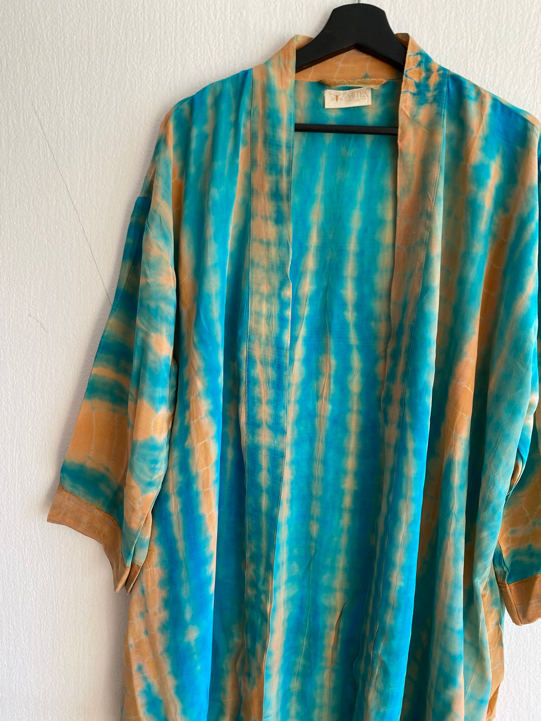 Crepe silk kimono ( One- of a - Kind)