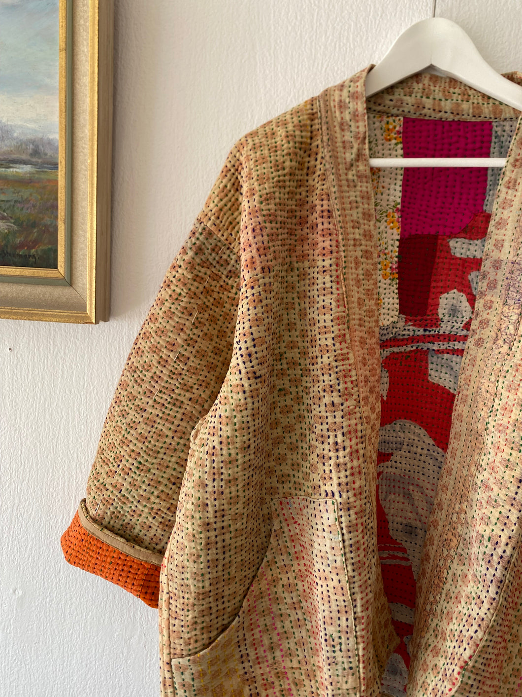 Vintage kantha jacka