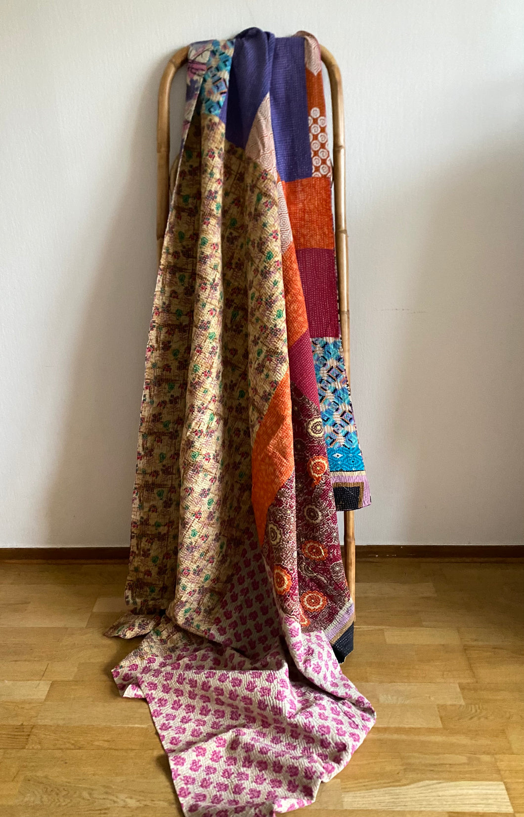 Vintage kantha  Saaripläd / överkast