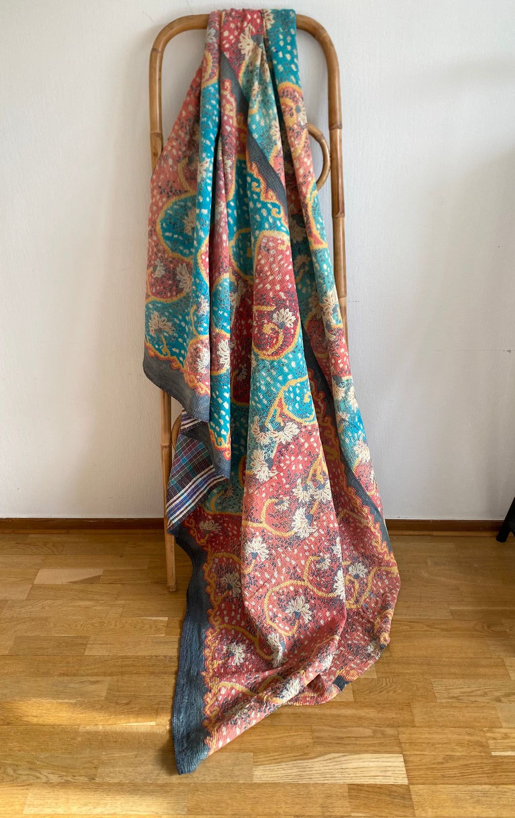Vintage kantha  Saaripläd / överkast