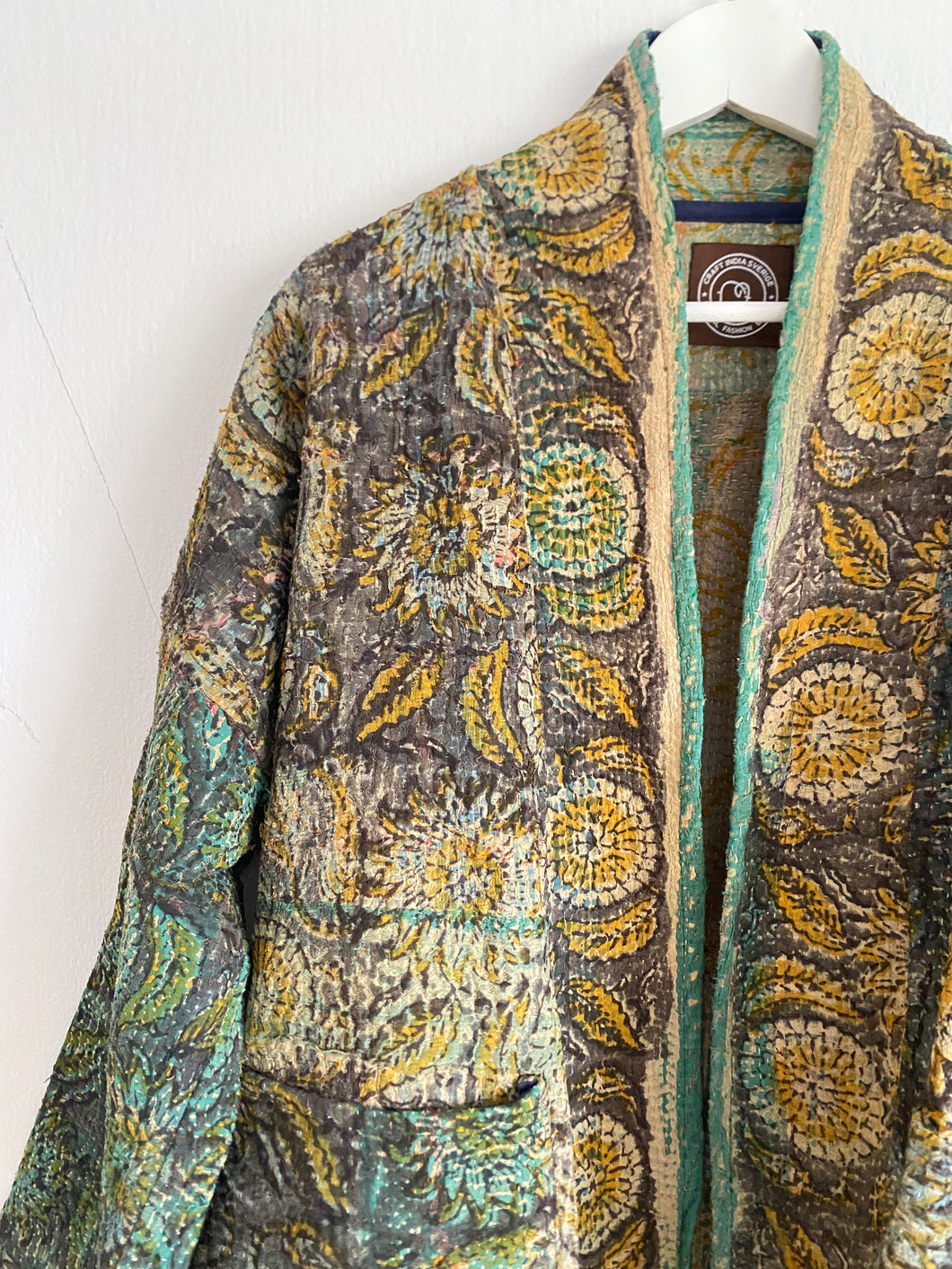 Vintage kantha jacka ( One-of a - Kind)